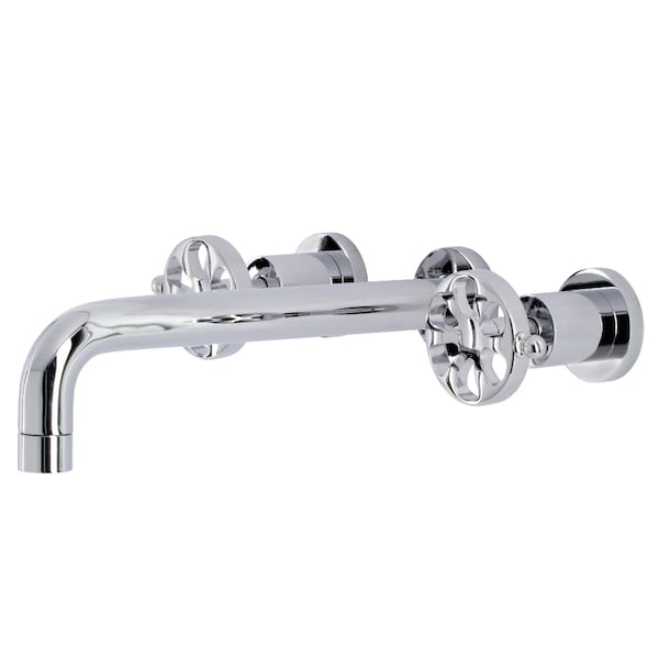 Kingston Brass KS8021RX Two-Handle Wall Mount Tub Faucet, Polished Chrome KS8021RX - main